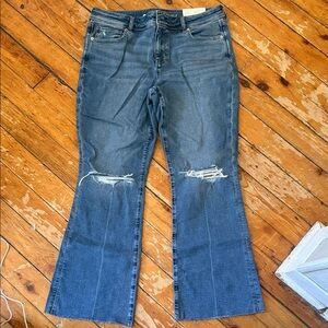 American eagle low rise kick boot jeans